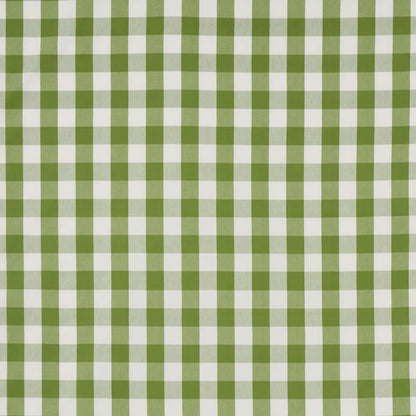 Camden Cotton Check Fabric – Classic Buffalo Check 100% Cotton, Leaf
