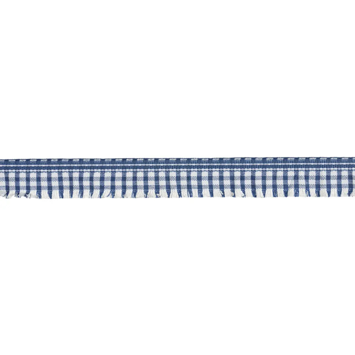 Rosaly Tape Narrow Trim – Gingham Fringe Accent