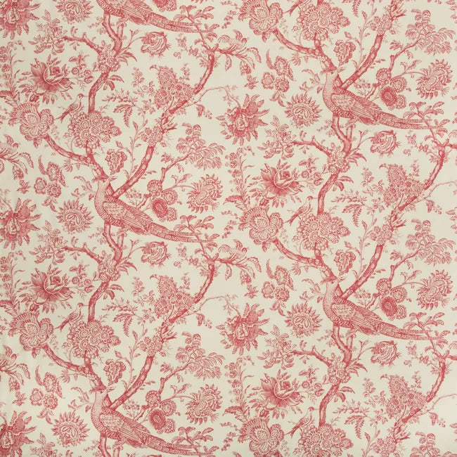 Cevennes Print Cotton Fabric by Brunschwig & Fils – Cevennes Collection, Red