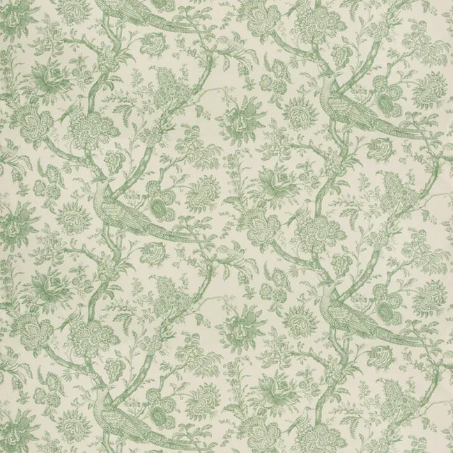 Cevennes Print Cotton Fabric by Brunschwig & Fils – Cevennes Collection, Aloe