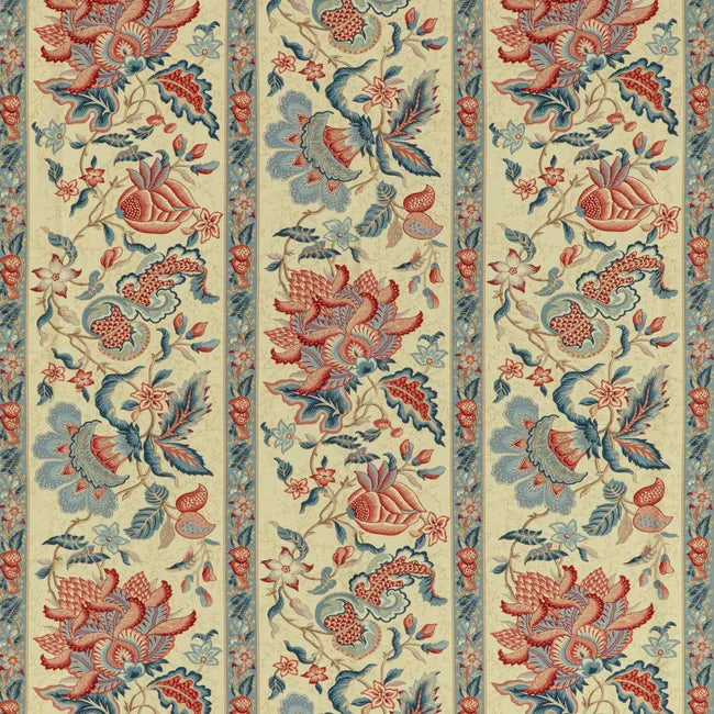 Montflours Print Linen & Cotton Fabric by Brunschwig & Fils – Louverne Collection