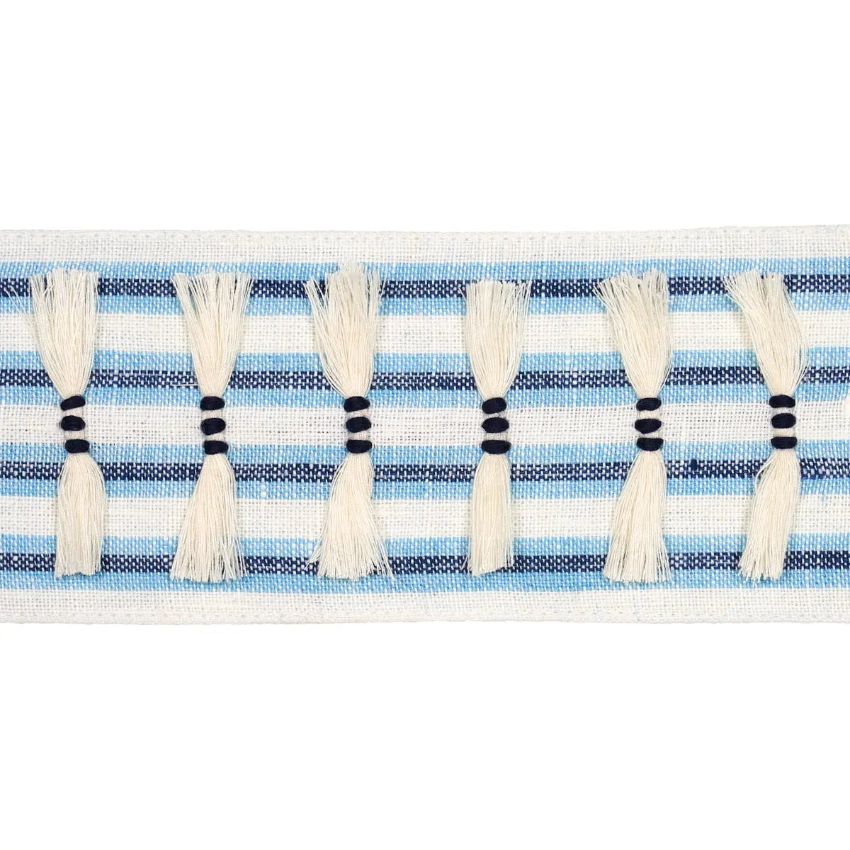 Eyelash Fringe Trim – Hand-Clipped Fringe Tape, Blue