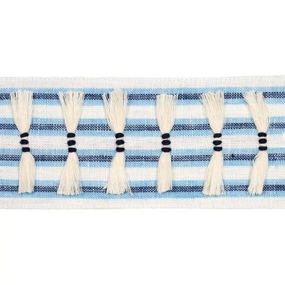 Eyelash Fringe Trim – Hand-Clipped Fringe Tape, Blue