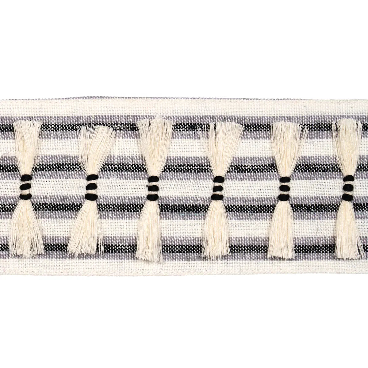Eyelash Fringe Trim – Hand-Clipped Fringe Tape, Black