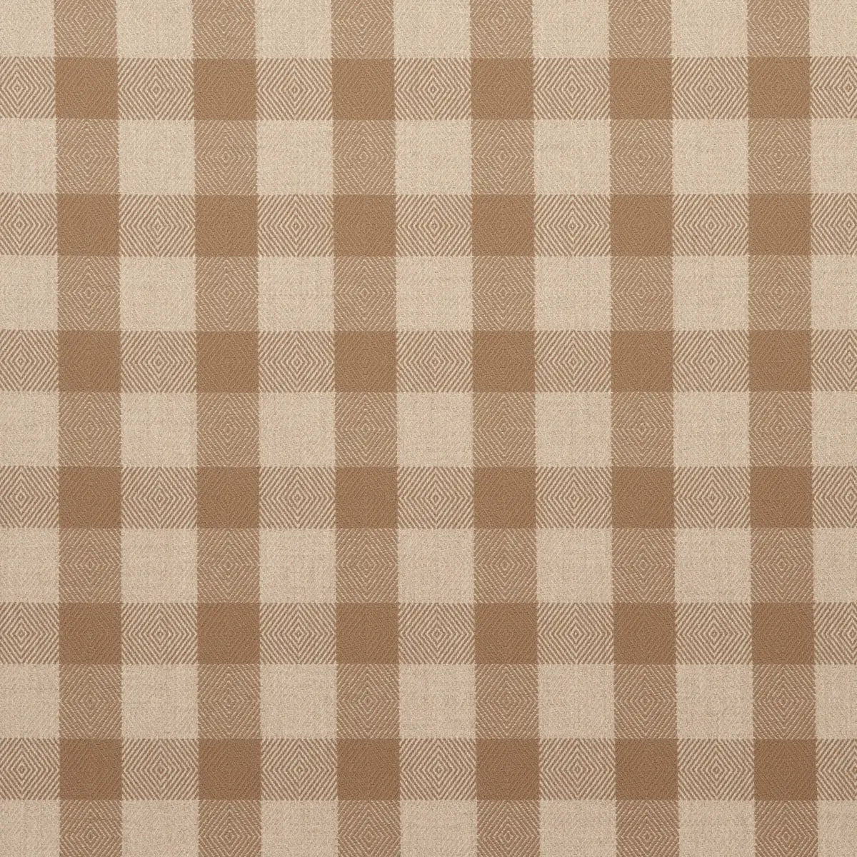 Galt Wool Check Fabric – Coffee-Colored Large-Scale Plaid
Galt Wool Check Fabric - Brown