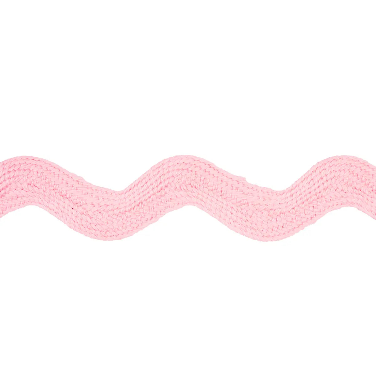 Ric Rac Tape Large – Decorative Cotton Trim, Pale pink