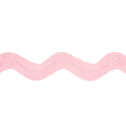 Ric Rac Tape Large – Decorative Cotton Trim, Pale pink