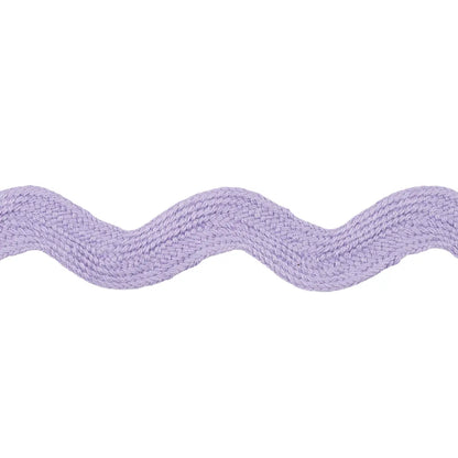 Ric Rac Tape Large – Decorative Cotton Trim, Lilac