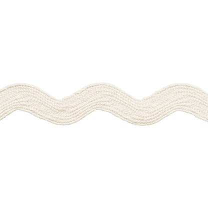 Ric Rac Tape Large – Decorative Cotton Trim, Ivory