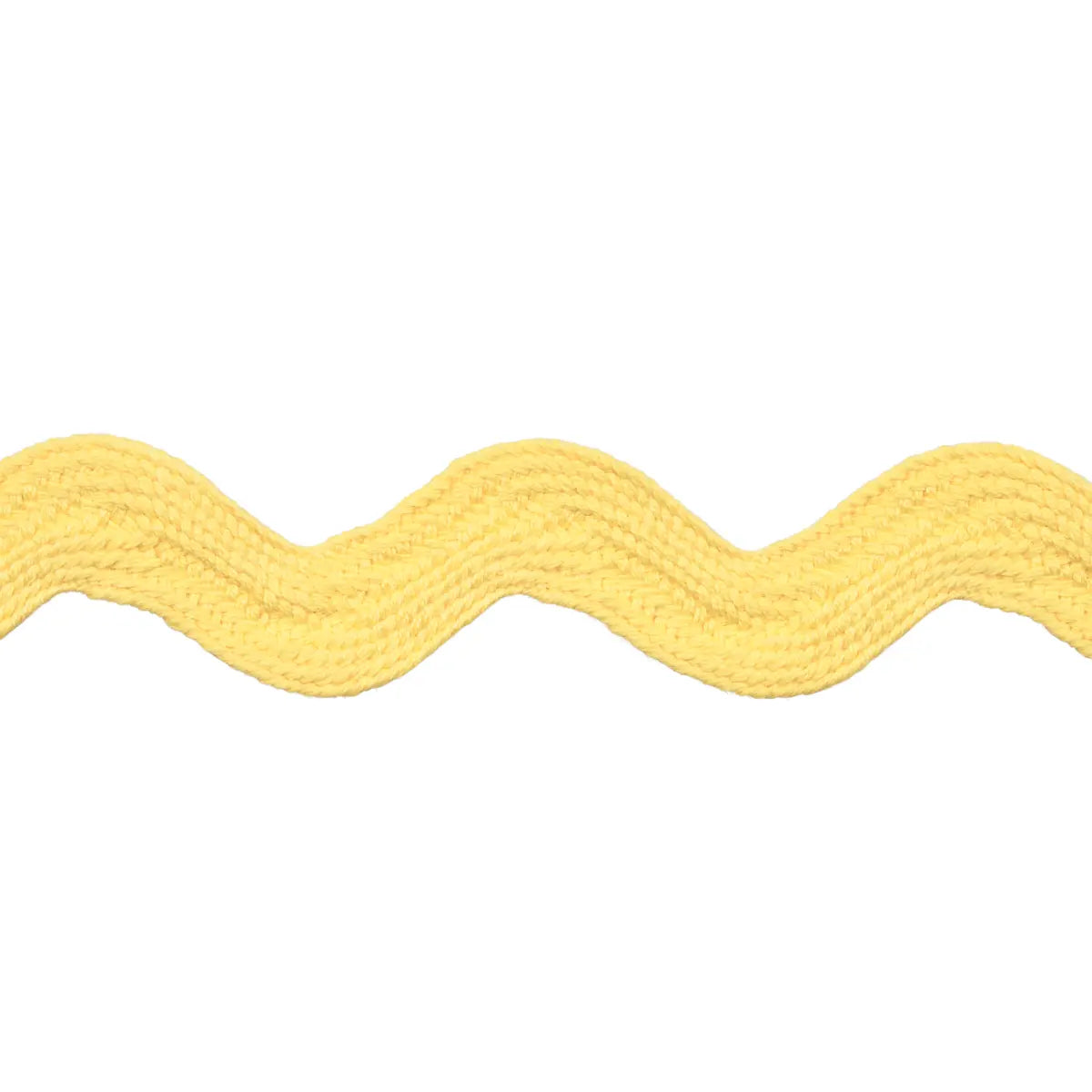 Ric Rac Tape Large – Decorative Cotton Trim, Yellow