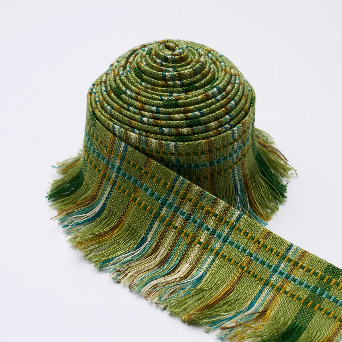 Joss Trim Fabric – Cotton-Linen Hand-Sewn Fringe