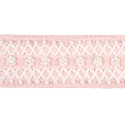 Sunnyvale Tape – Decorative Linen-Blend Trim, Blush