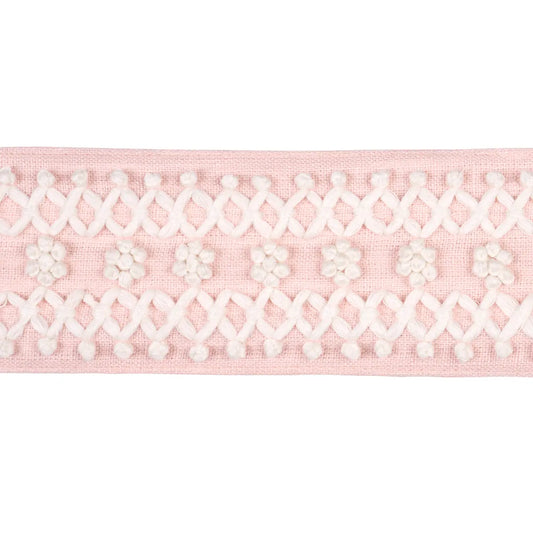 Sunnyvale Tape – Decorative Linen-Blend Trim, Blush