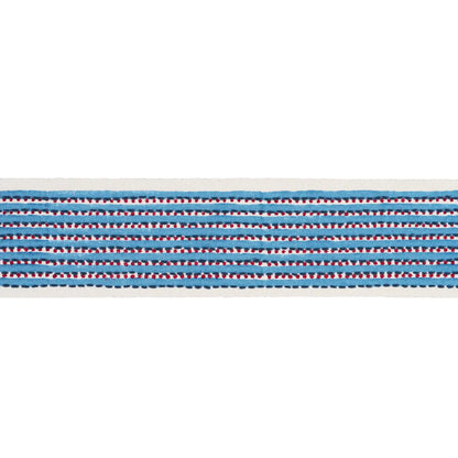 Stripe & Dot Hand Block Trim – Decorative Tape, Blue