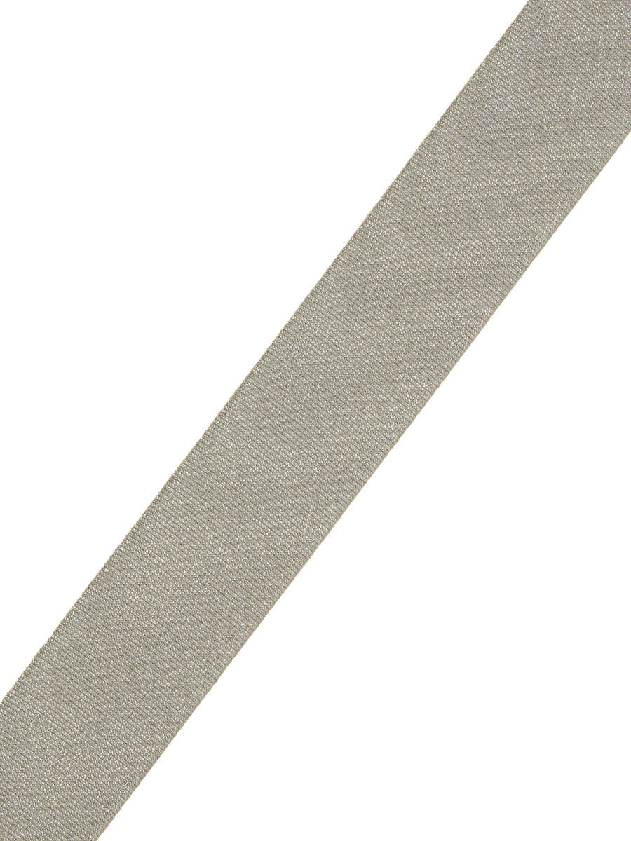 Inline Metallic Trim – Metallic Yarn Border Tape, Grey, Metallic