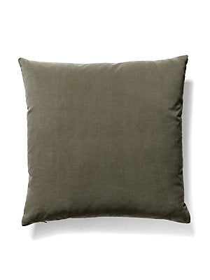 Richmond Velvet Pillow–Soft Pillow, Charcoal