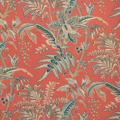 Seychelles Cotton Print – Premium Multipurpose Fabric for Upholstery & Decor, Coral