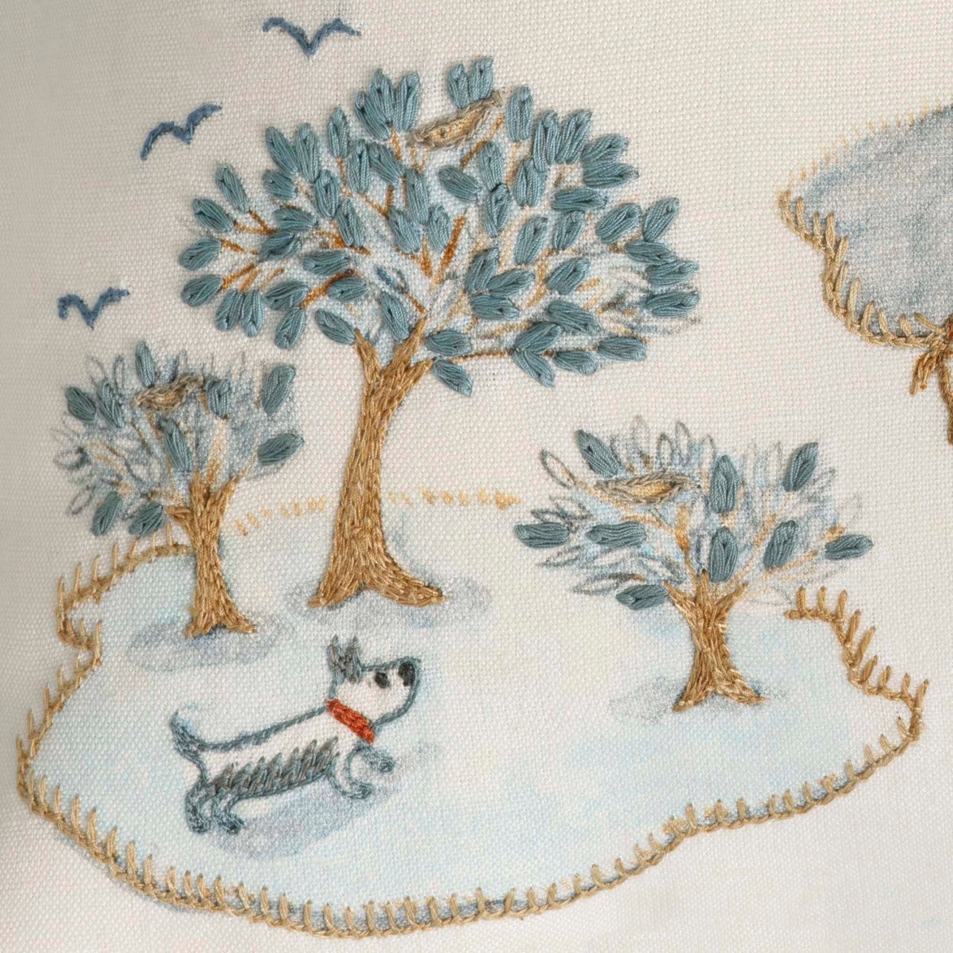 Dogs In Park Cushion – Decorative Pillow