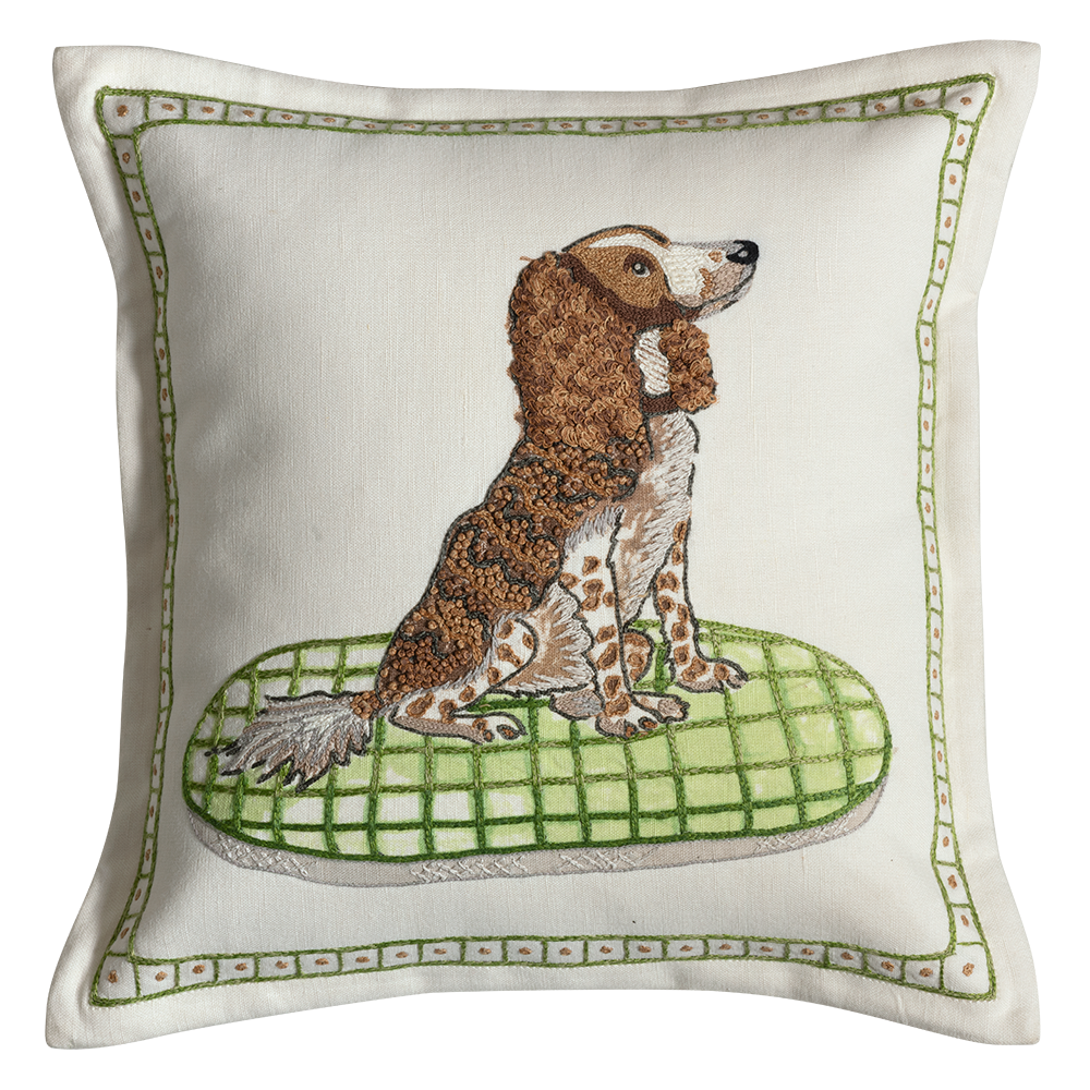Waiting For a Treat Cushion – Decorative Pillow, Waiting for a Treat