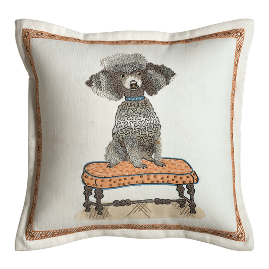 Poodle Perfection Cushion – Decorative Pillow, Poodle Perfection