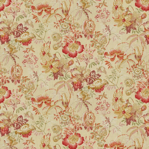 Edenwood Hdb - Red/Yellow
Linen Hand Block Print Fabric