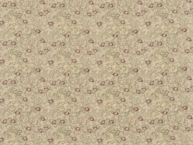 Butterfly Printed Cotton, Vert