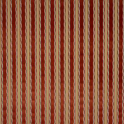 Almeria Tomato Woven Velvet Fabric – 52.75" Wide Upholstery Material by Cowtan and Tout