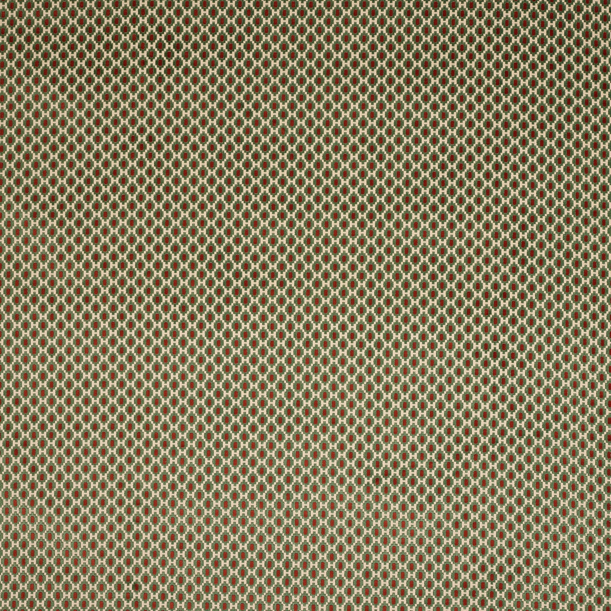 Romilly Sage Green Woven Cotton Velvet Fabric – 53.5" Wide Upholstery Material by Cowtan and Tout