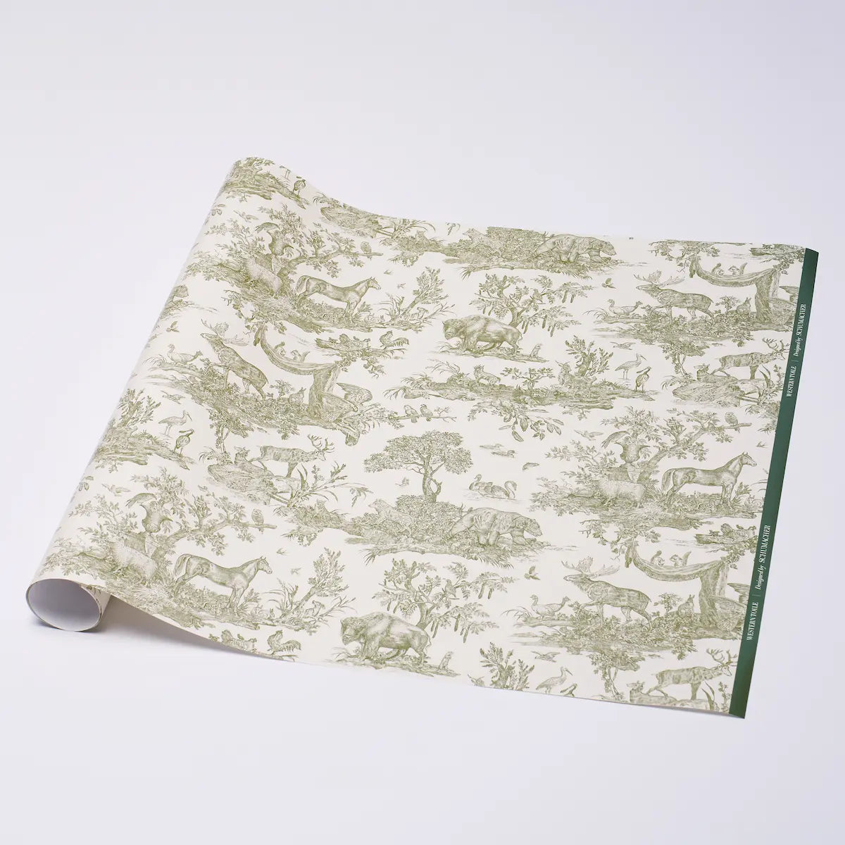 Western Toile Wrapping Paper Sheet