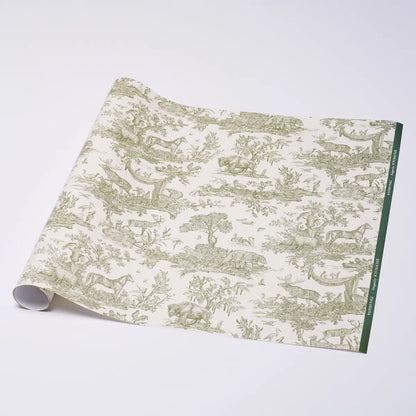 Western Toile Wrapping Paper Sheet