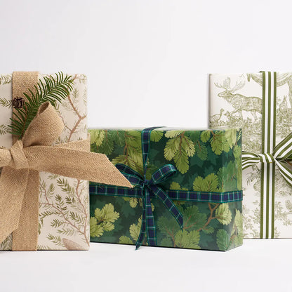 Western Toile Wrapping Paper Sheet