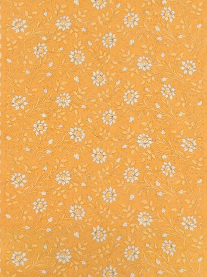 Batik Printed Cotton, Jaune