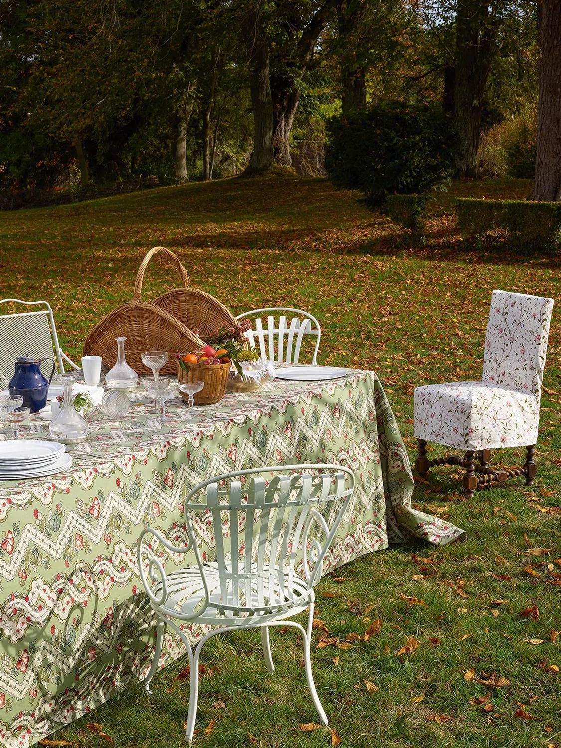 Madame de Polignac Printed Cotton Canvas – Bois de Roi