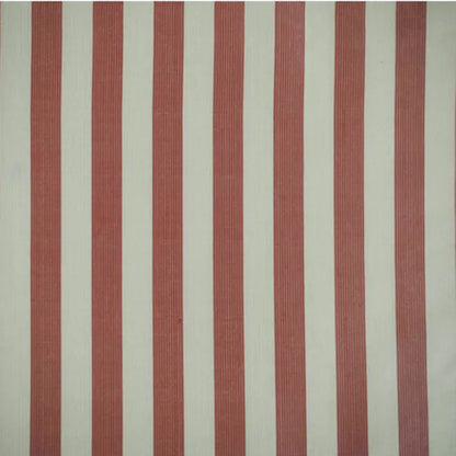 Valenti Stripe Silk Fabric – 100% Silk Drapery by Brunschwig & Fils, Pekin Red