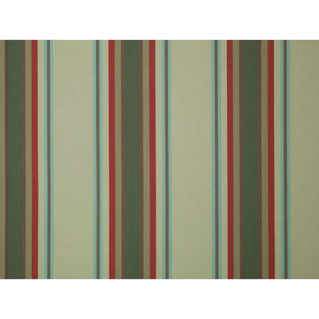 General Stripe Silk Drapery Fabric by Brunschwig & Fils, Olive