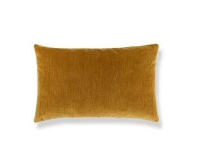 Mustard yellow pillow on a white background
TUDOR VELVET PILLOW