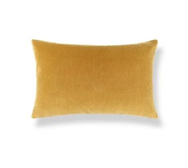 Mustard yellow pillow on a white background
TUDOR VELVET PILLOW