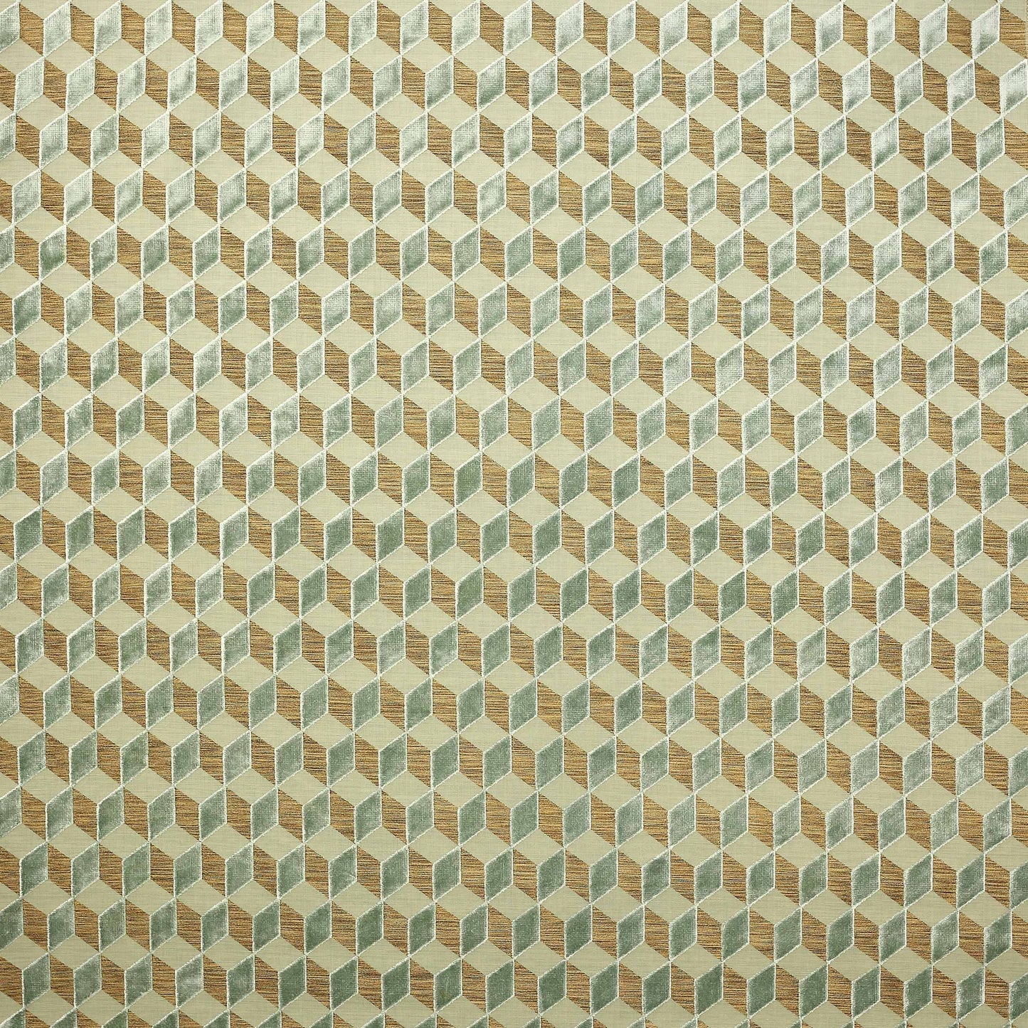 Vallauris Celadon Woven Velvet Fabric – 55" Wide Upholstery Material by Cowtan and Tout