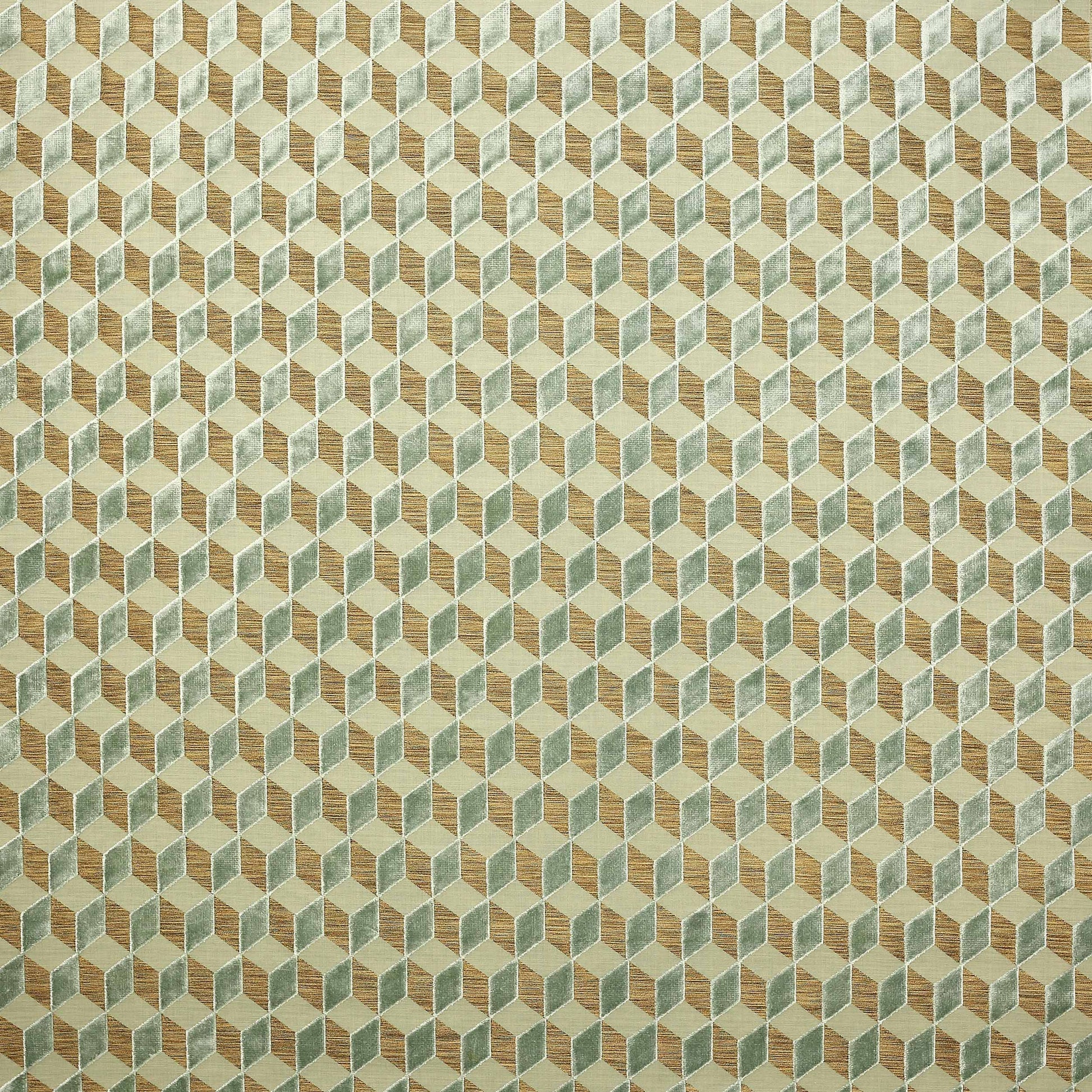 Vallauris Celadon Woven Velvet Fabric – 55" Wide Upholstery Material by Cowtan and Tout