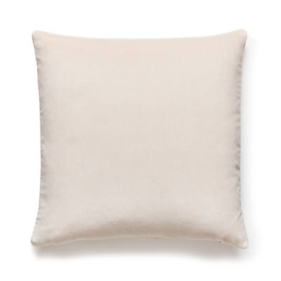 Torino Velvet Pillow -Soft Cushion, Buttercream
