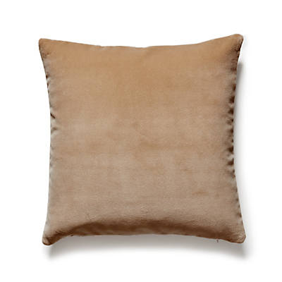 Torino Velvet Pillow -Soft Cushion, Doe