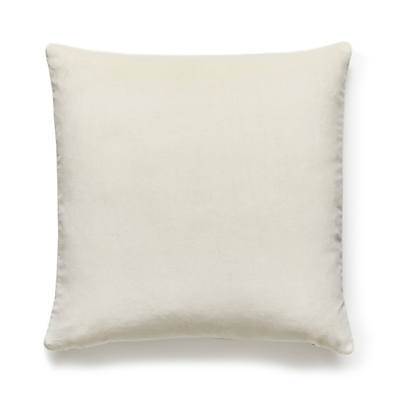 Torino Velvet Pillow -Soft Cushion, Oyster