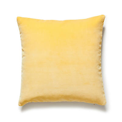 Torino Velvet Pillow -Soft Cushion, Sunshine