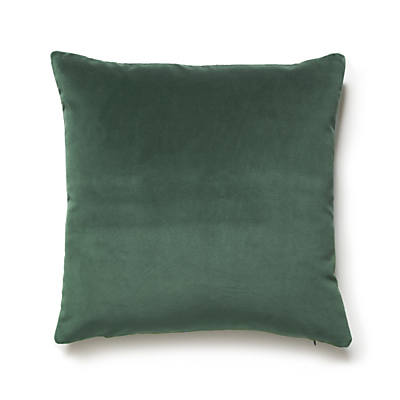 Torino Velvet Pillow -Soft Cushion, Evergreen