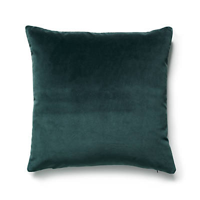 Torino Velvet Pillow -Soft Cushion, Spruce