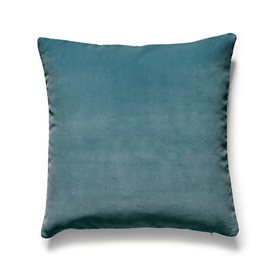 Torino Velvet Pillow -Soft Cushion, Teal