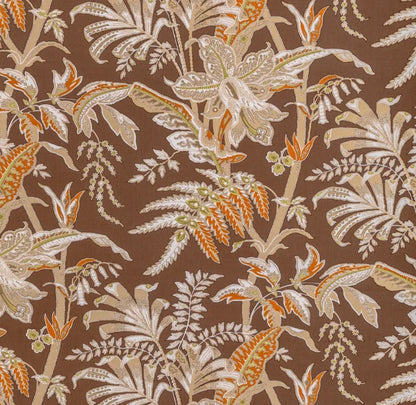 Floral pattern with leaves and branches on a brown background
Seychelles Cotton Print Fabric - Mocha
Coton Fabric
