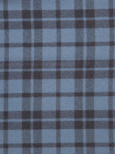 Brummell - Wool Check Fabric - Oxford Blue
Wool Check Fabric