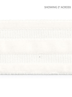 Runway Velvet Tape – Decorative Trim by the Yard, Snow