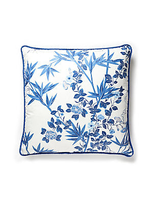 Jardin De Chine Decorative Pillow, Porcelain